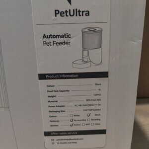 PetUltra Automatic Cat/Dog Feeder 4L